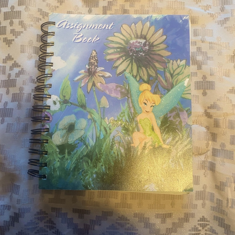 Disney - NEW - Tinkerbell Class Assignment Notebook/Address Book with Stickers